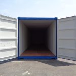 Inside a 40ft Standard Shipping Container