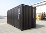 Left Rear View of 20ft High Cube Shipping Container