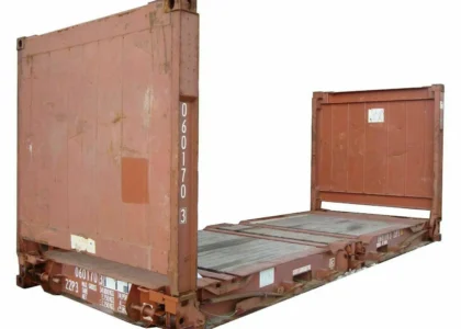 20-Foot Flush Folding Flat Rack Container for sale