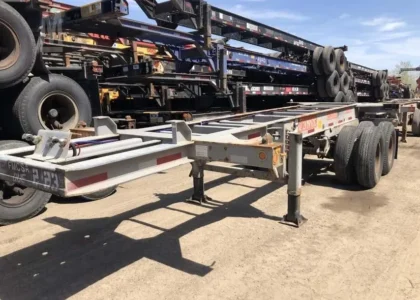 20-Foot Slider Chassis, Tandem-Axle for sale