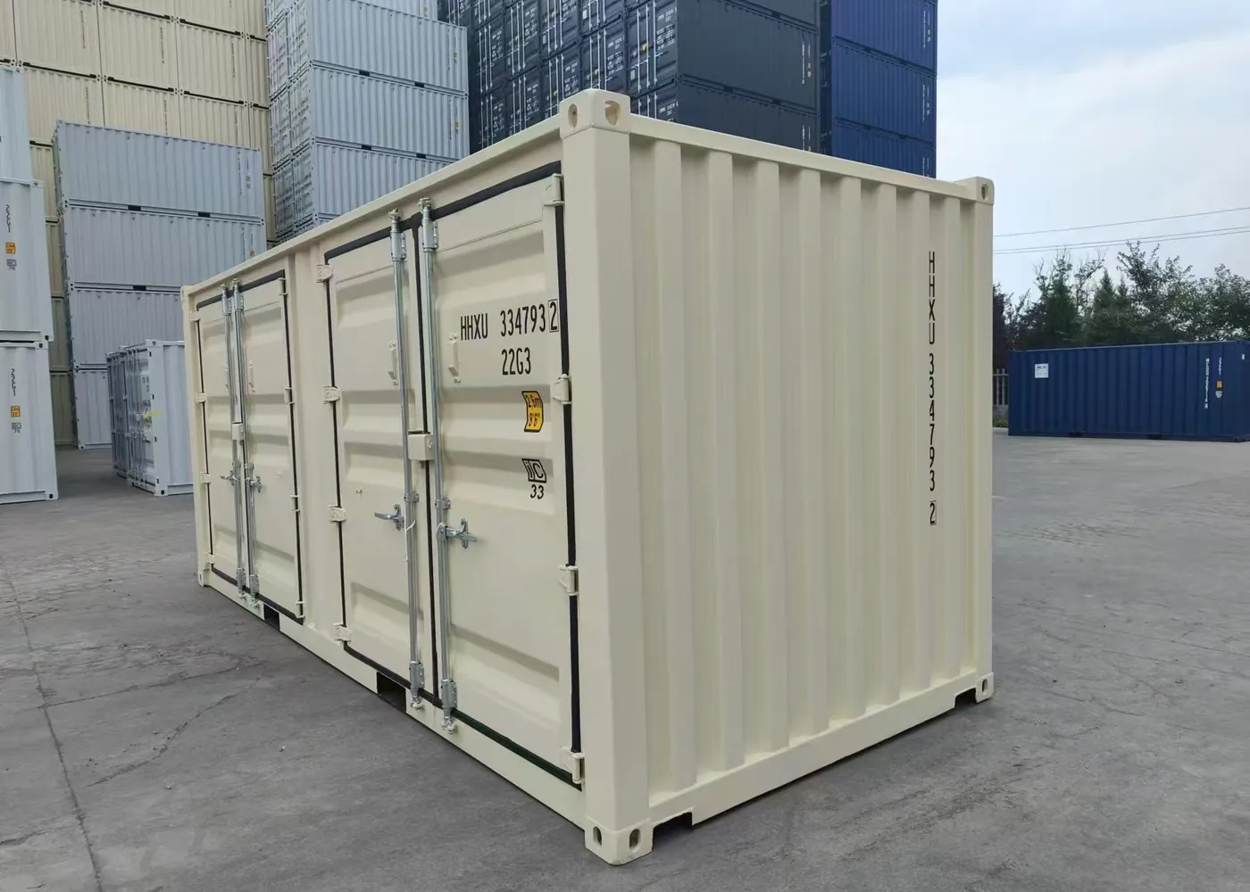 20-Foot Standard Container with 2 Side Doors for sale