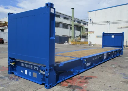 40-Foot Flush Folding Flat Rack Container for sale