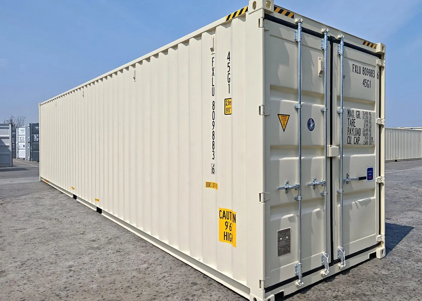 40-Foot High Cube Tunnel Double Door Container for sale