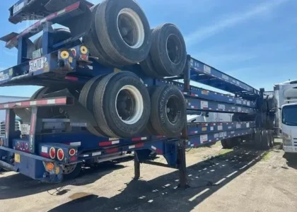 53-Foot Gooseneck Chassis, Tandem-Axle for sale