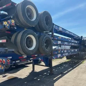 Used gooseneck container chassis